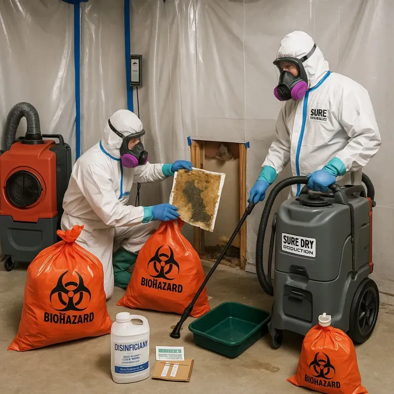 Contaminated Water Handling Protocols process in Belville, NC