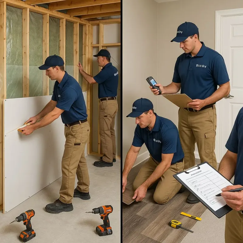 Repairs and Reconstruction process in Belville, NC