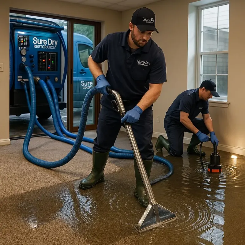 Water Extraction and Removal process in Belville, NC